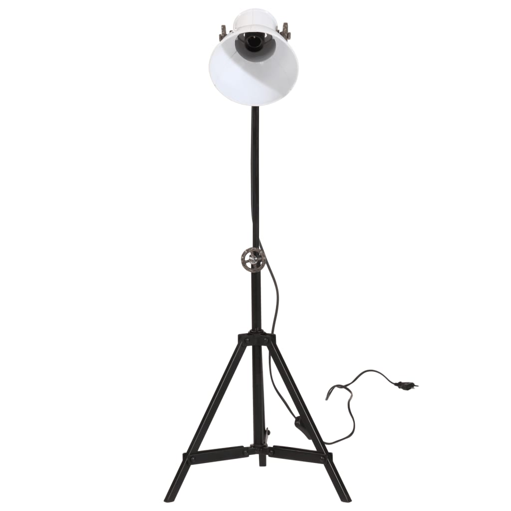 VidaXL Stehleuchte 25 W E27 35x35x65 95 cm weiß