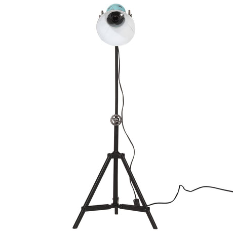 Vidaxxl Stehleuchte 25 W E27 35x35x65 95 cm verwittertes Blau