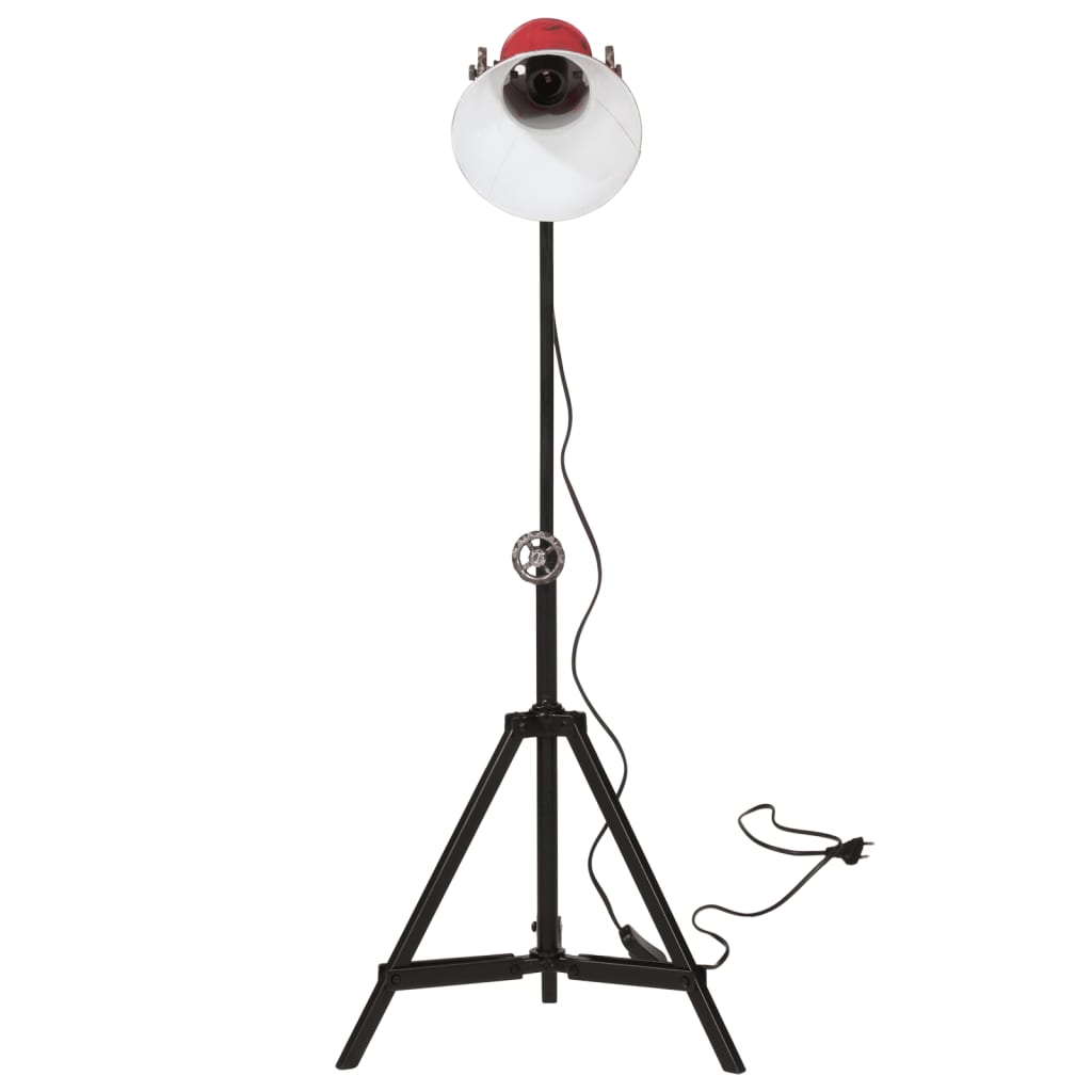 Vidaxxl Stehleuchte 25 W E27 35x35x65 95 cm verwittertes Rot