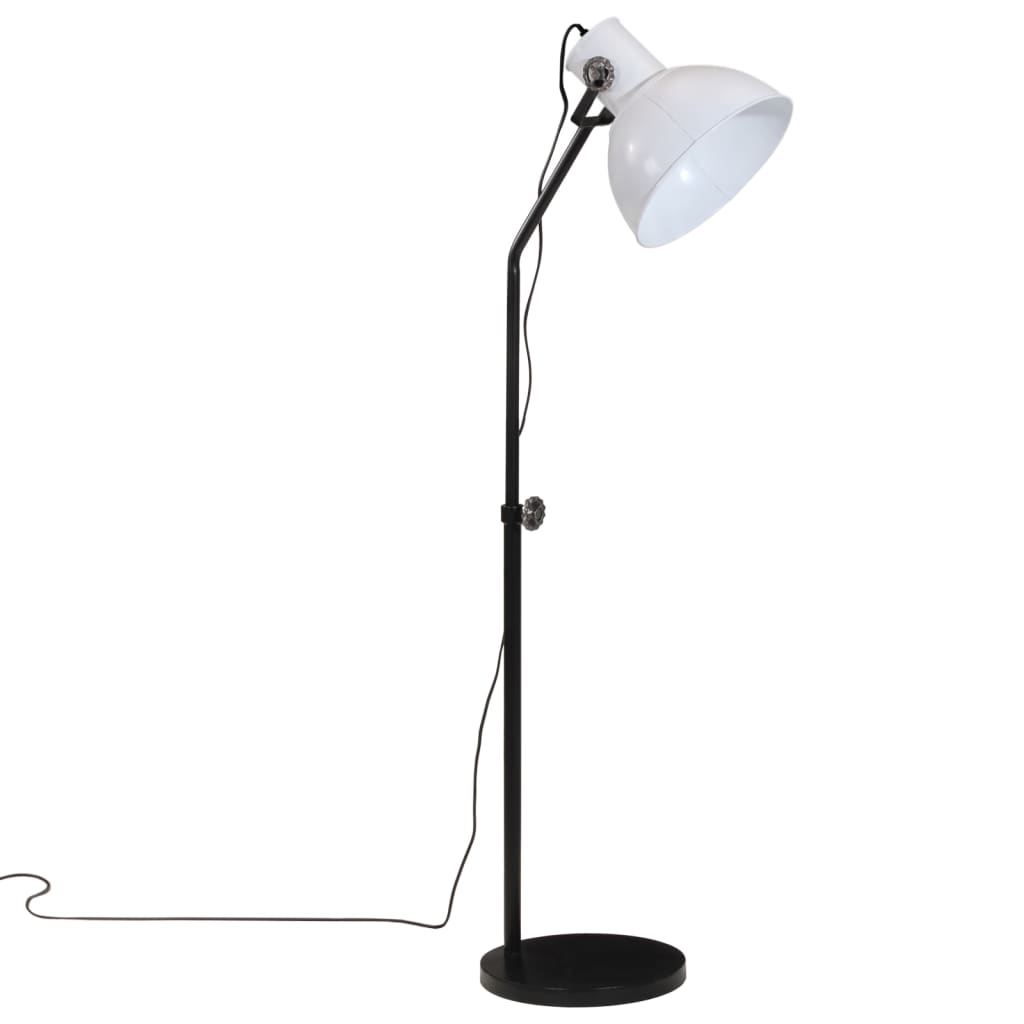 VidaXL Stehleuchte 25 W E27 30x30x90-150 cm weiß