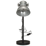 Vidaxx Schreibtischlampe 25 W E27 17x17x60 cm Vintage Silber