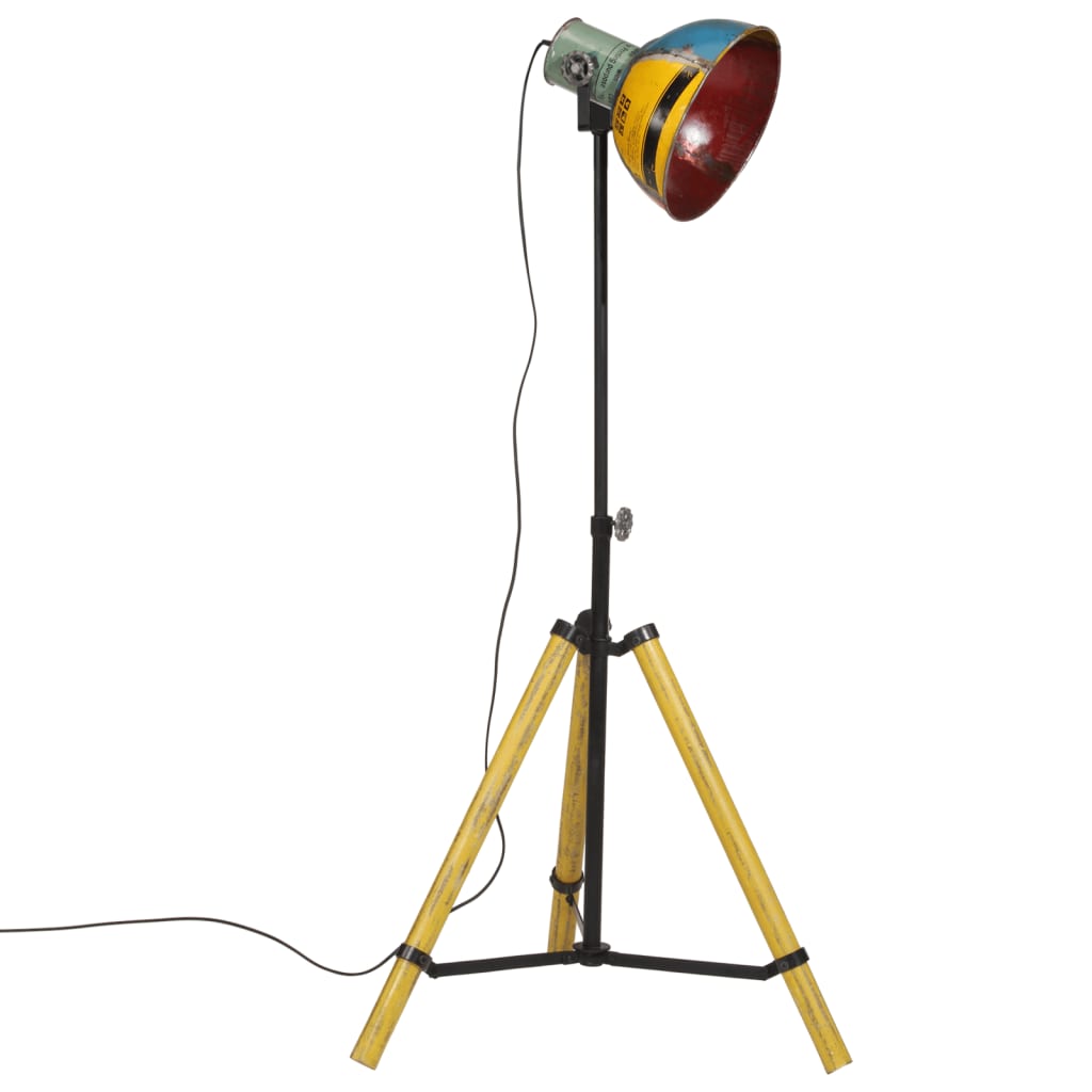 Vidaxxl Stehleuchte 25 W E27 75x75x90-150 cm mehrfarbig