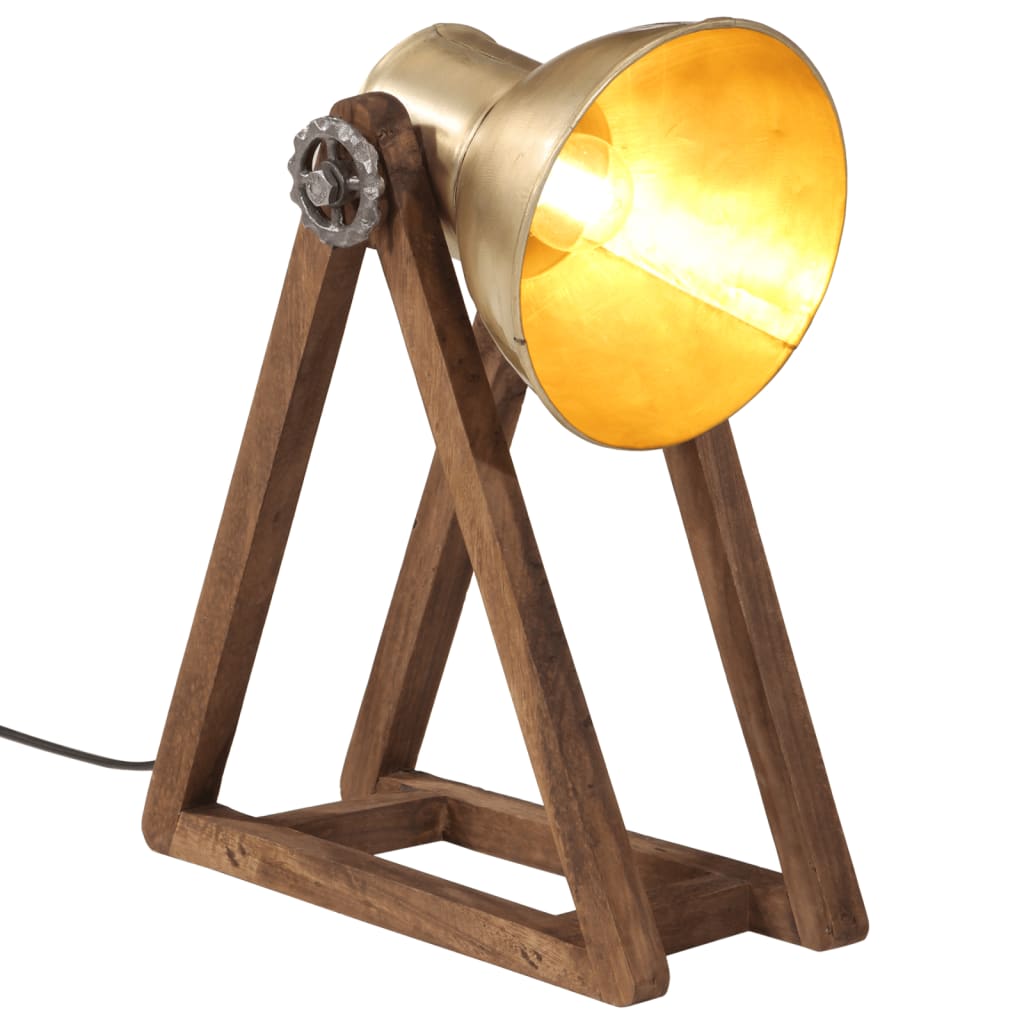 Vidaxx Schreibtischlampe 25 W E27 30x17x40 cm antik messingfarben