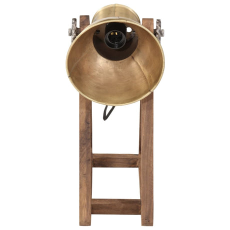 Vidaxx Schreibtischlampe 25 W E27 30x17x40 cm antik messingfarben