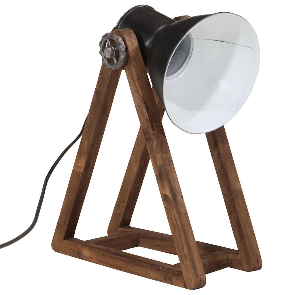 VidaXL Schreibtischlampe 25 W E27 30x17x40 cm schwarz