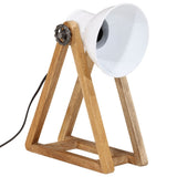 Vidaxx Schreibtischlampe 25 W E27 30x17x40 cm weiß