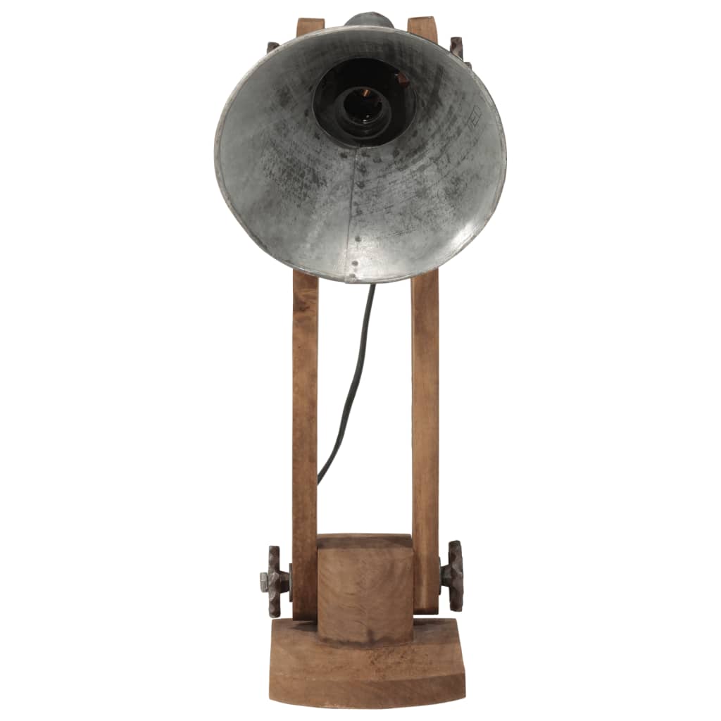Vidaxx Schreibtischlampe 25 W E27 23x13x52 cm Vintage Silber