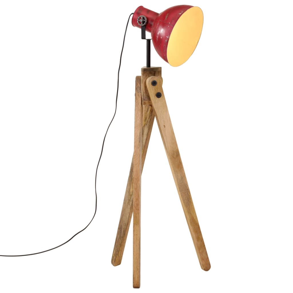Vidaxxl Stehleuchte 25 W E27 45 x 45 x 120 cm verwittertes Rot