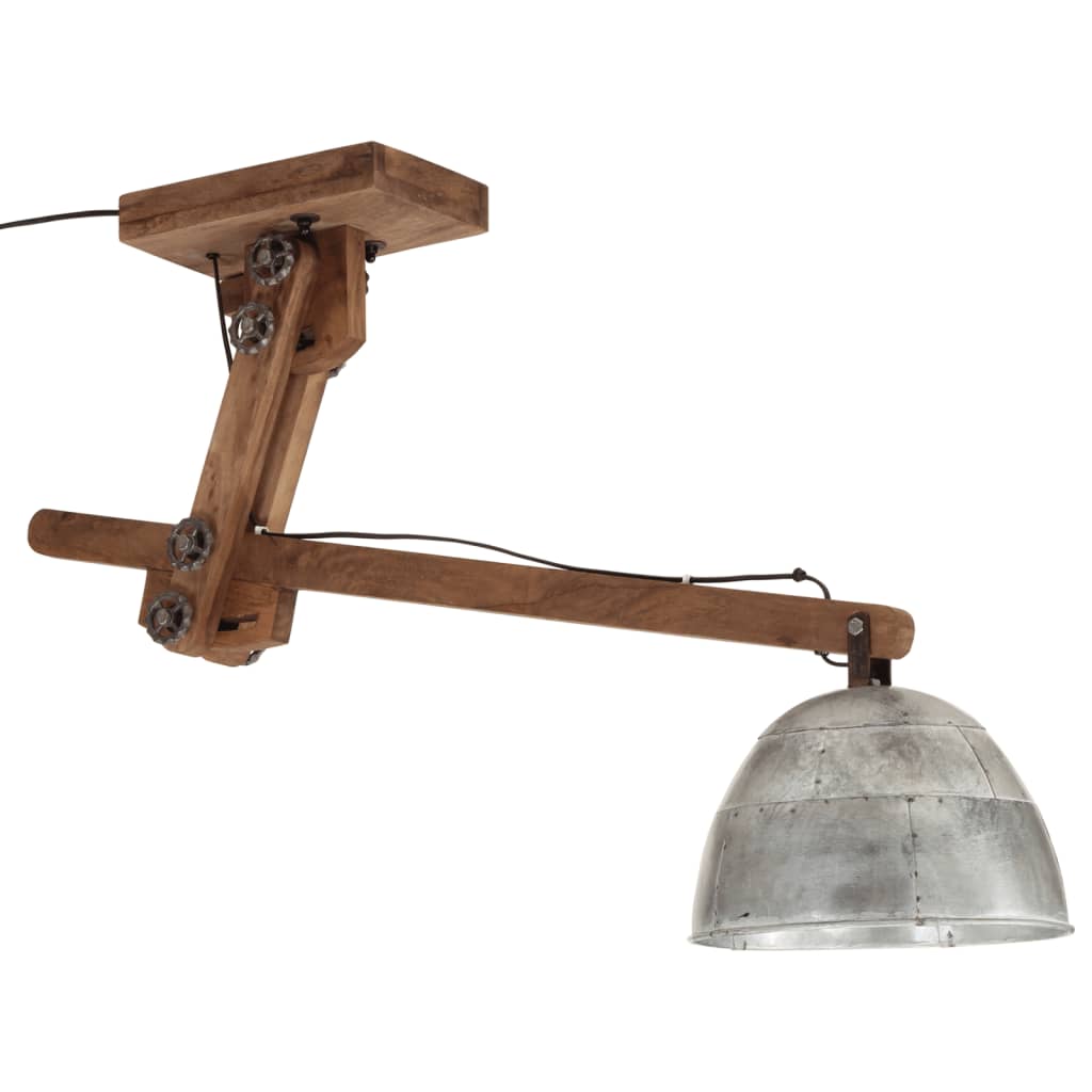 Vidaxx Deckenleuchte 25 W E27 105x30x65-108 cm Vintage Silber