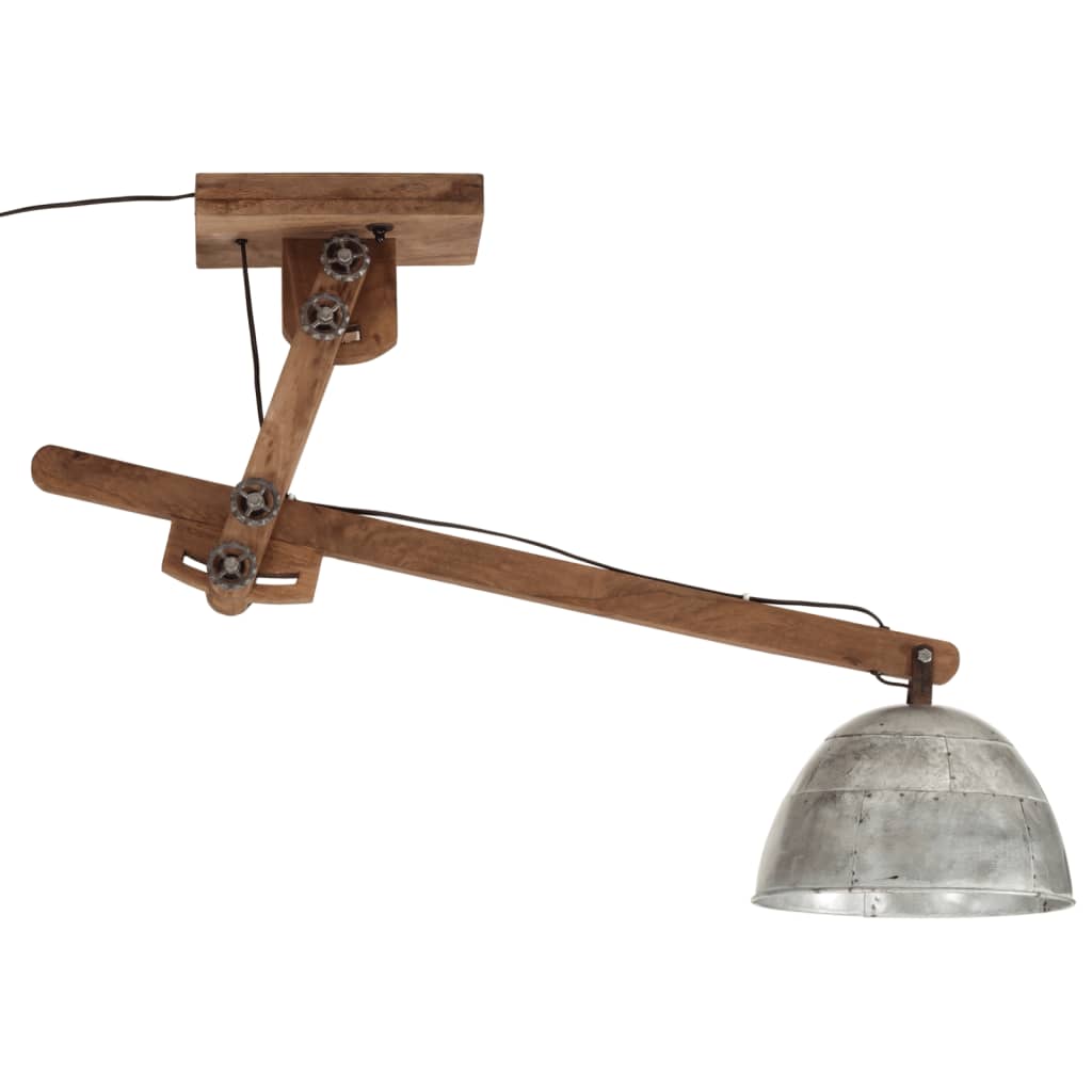 Vidaxx Deckenleuchte 25 W E27 105x30x65-108 cm Vintage Silber