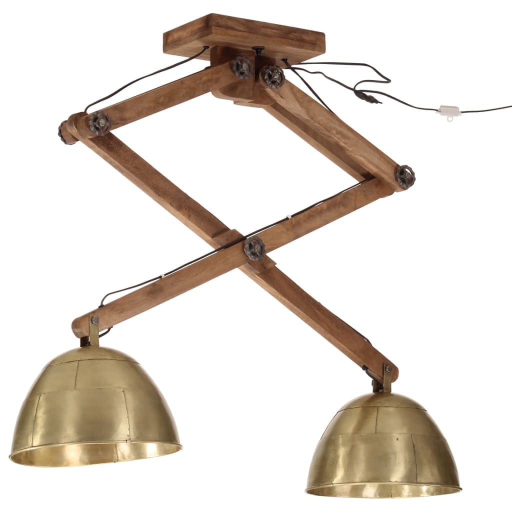 Vidaxx Deckenleuchte 25 W E27 29x18x85 cm antik messingfarben