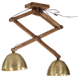 Vidaxx Deckenleuchte 25 W E27 29x18x85 cm antik messingfarben