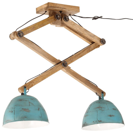 Vidaxx Deckenleuchte 25 W E27 29 x 18 x 85 cm verwittertes Blau
