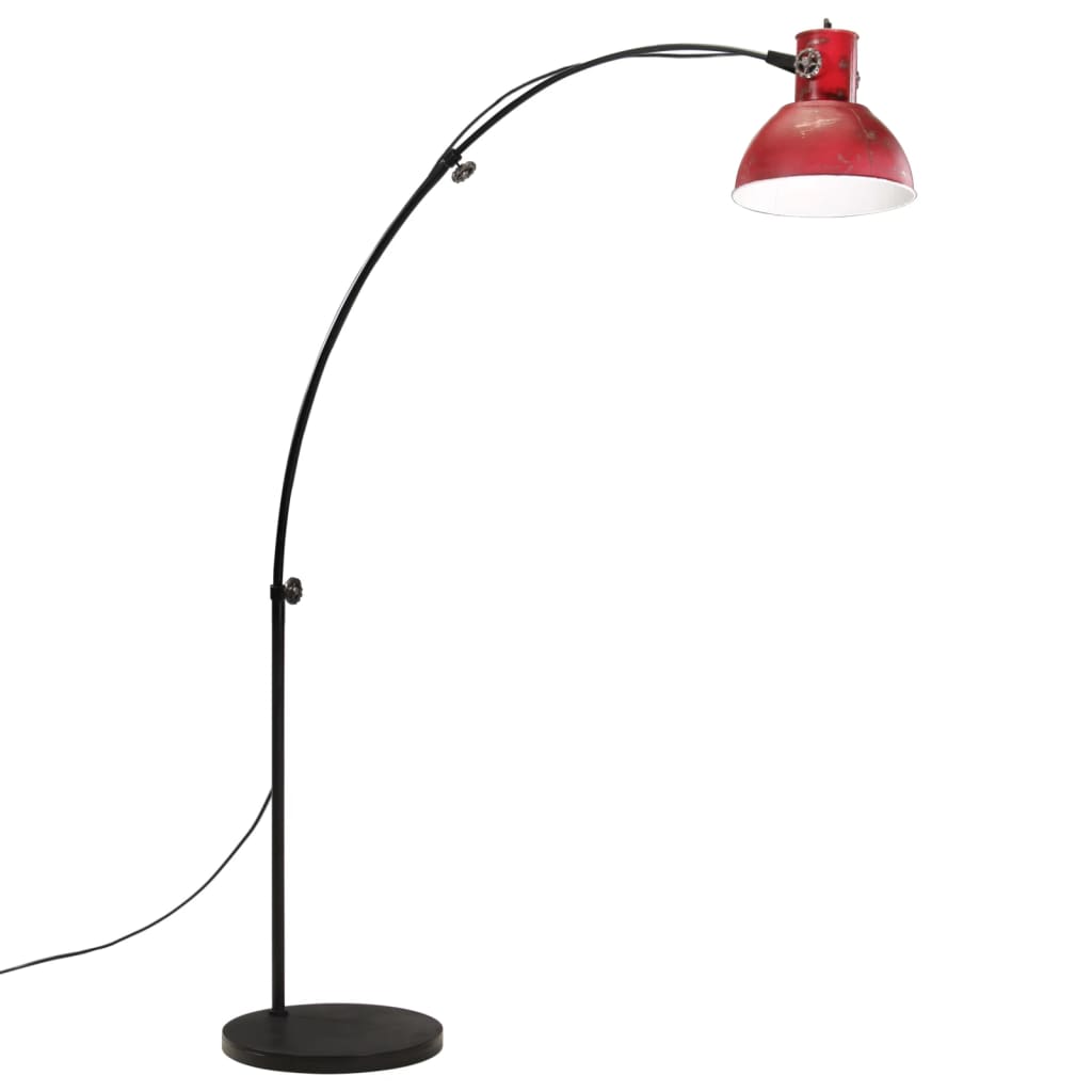 Vidaxxl Stehleuchte 25 W E27 150 cm verwittertes Rot