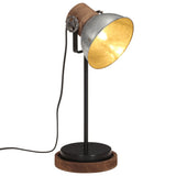 Vidaxx Schreibtischlampe 25 W E27 17x17x50 cm Vintage Silber