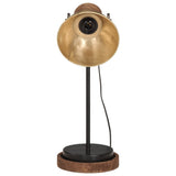 Vidaxx Schreibtischlampe 25 W E27 17x17x50 cm altmessingfarben
