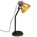 Vidaxx Schreibtischlampe 25 W E27 18x18x60 cm antik messingfarben