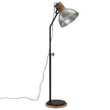 VidaXL Stehleuchte 25 W E27 30x30x100-150 cm Vintage Silber
