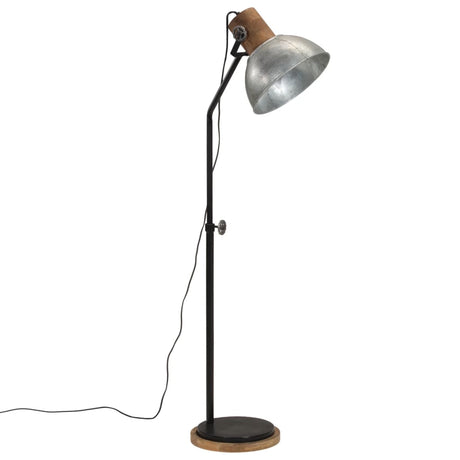 VidaXL Stehleuchte 25 W E27 30x30x100-150 cm Vintage Silber