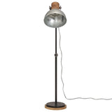 VidaXL Stehleuchte 25 W E27 30x30x100-150 cm Vintage Silber
