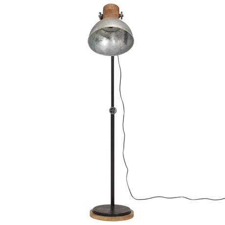 VidaXL Stehleuchte 25 W E27 30x30x100-150 cm Vintage Silber