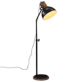 Vidaxxl Stehleuchte 25 W E27 30x30x100-150 cm schwarz