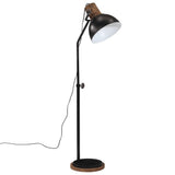 Vidaxxl Stehleuchte 25 W E27 30x30x100-150 cm schwarz