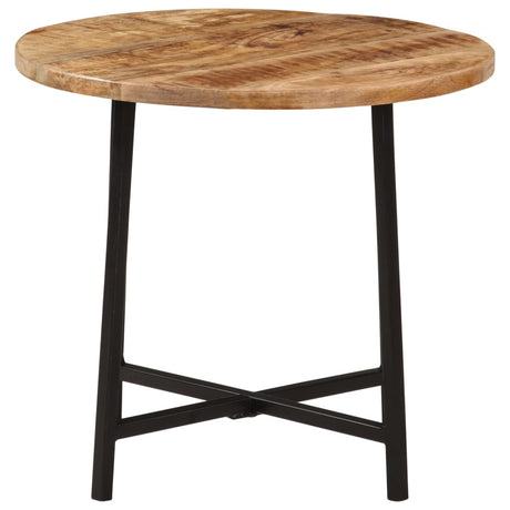 Vidaxl salontafel 45x45x40 cm massief mangohout en ijzer