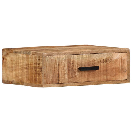 Vidaxl nachtkastje wandgemonteerd 40x30x13,5 cm massief mangohout