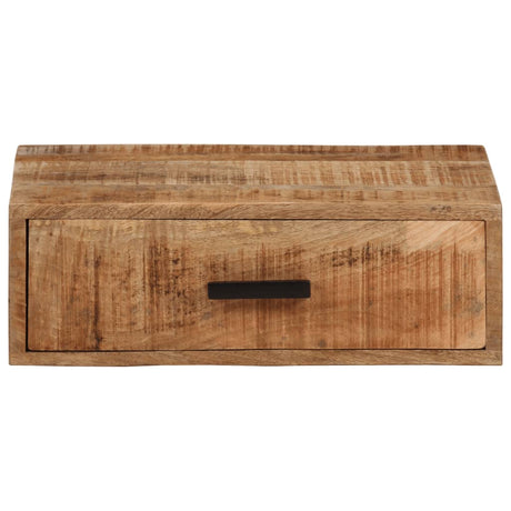 Vidaxl nachtkastje wandgemonteerd 40x30x13,5 cm massief mangohout