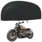 Vidaxxl Motorradabdeckung 265x105x125 cm 210d Oxford schwarz