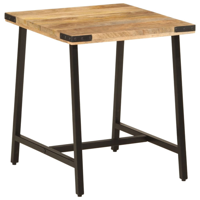 Vidaxl bijzettafel 45x45x50 cm massief mangohout en ijzer