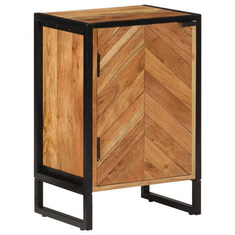 Vidaxl badkamerkast 40x30x60 cm massief acaciahout en ijzer