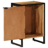 Vidaxl badkamerkast 40x30x60 cm massief acaciahout en ijzer