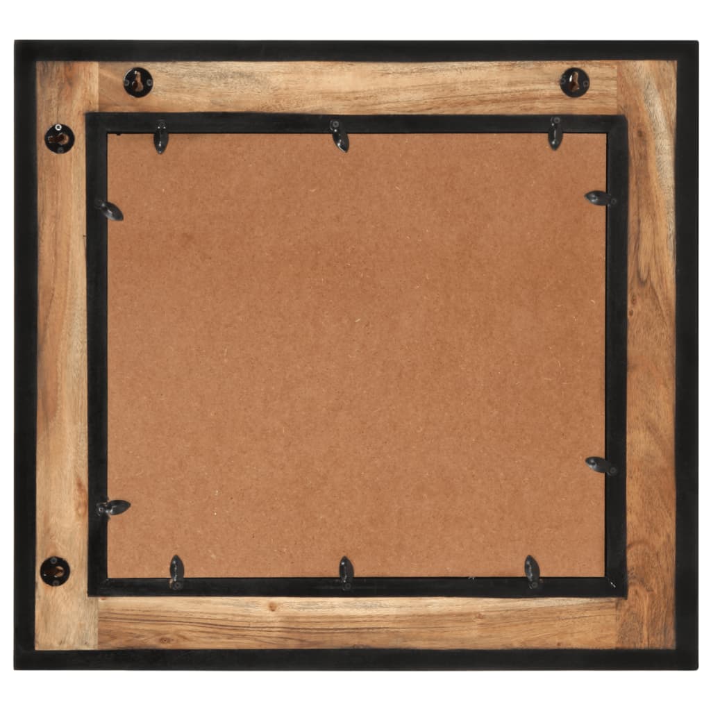 Vidaxl badkamerspiegel 60x1x55 cm massief acaciahout