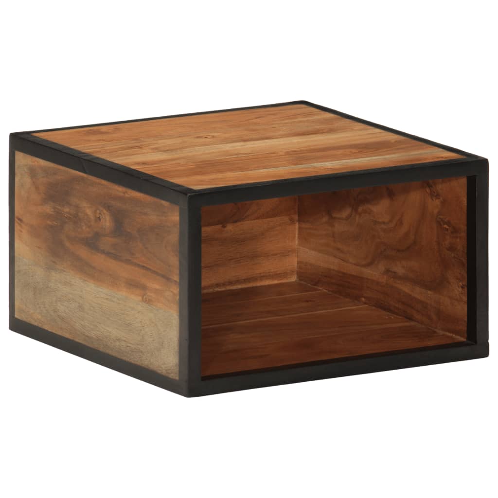 Vidaxl nachtkastje wandgemonteerd 35x35x20 cm massief acaciahout