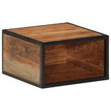 Vidaxl nachtkastje wandgemonteerd 35x35x20 cm massief acaciahout