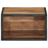Vidaxl nachtkastje wandgemonteerd 35x35x20 cm massief acaciahout