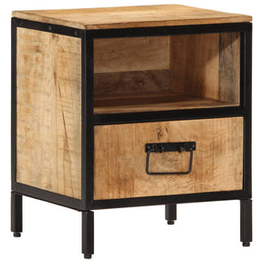 Vidaxl nachtkastje 40x35x50 cm massief mangohout