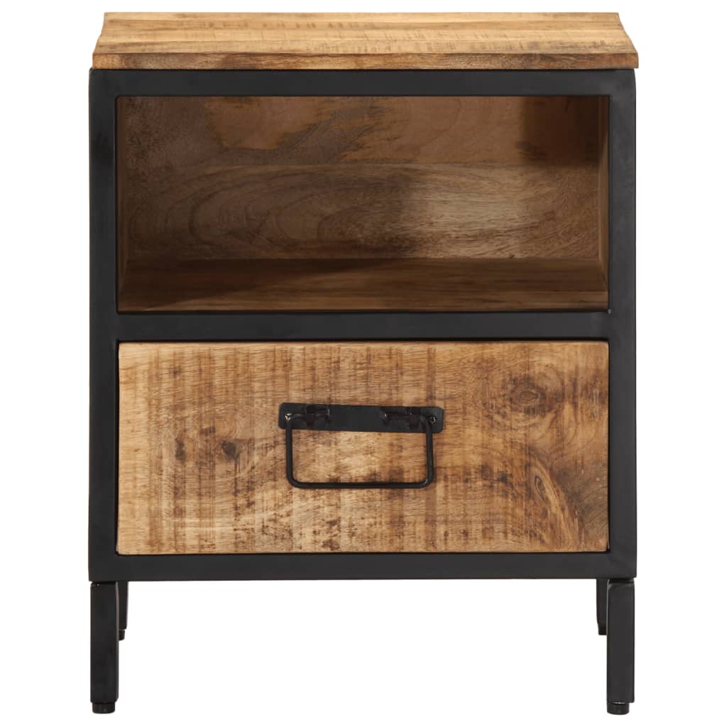 Vidaxl nachtkastje 40x35x50 cm massief mangohout