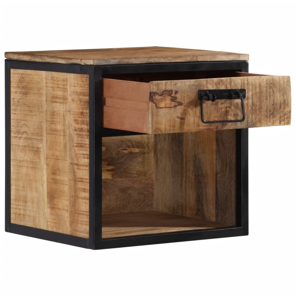 Vidaxl nachtkastje 40x35x40 cm massief mangohout