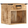 Vidaxl nachtkastje 40x30x37 cm massief mangohout