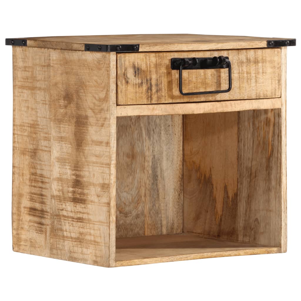 Vidaxl nachtkastje 40x30x37 cm massief mangohout