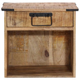 Vidaxl nachtkastje 40x30x37 cm massief mangohout