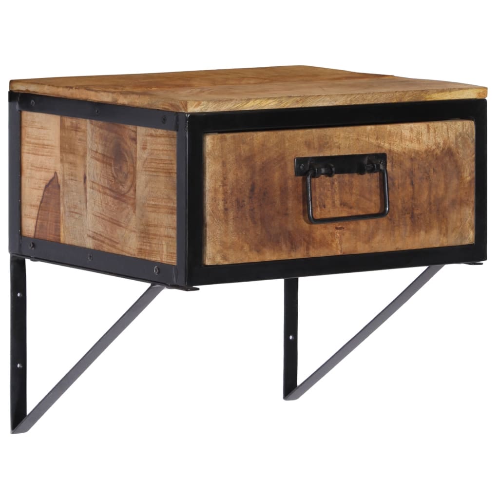 Vidaxl nachtkastje 40x35x40 cm massief mangohout