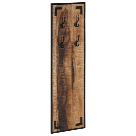 VidaXL Garderobenständer 35x8x110 cm aus massivem, rauem Mangoholz
