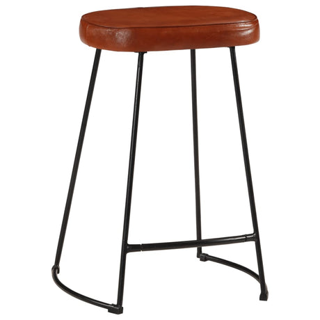 Vidaxl barkrukken 2 st 41x29x62 cm donkerbruin