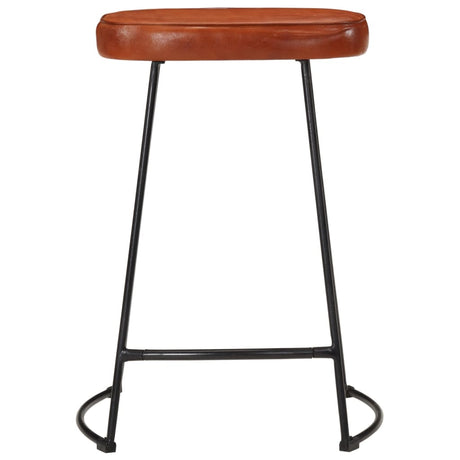 Vidaxl barkrukken 2 st 41x29x62 cm donkerbruin