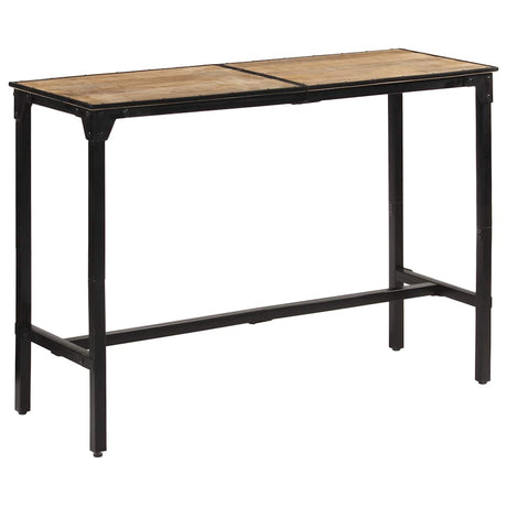 Vidaxl bartafel 150x55x107 cm massief ruw mangohout