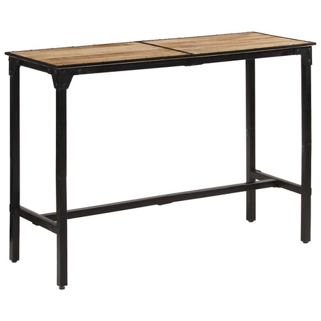 Vidaxl bartafel 150x55x107 cm massief ruw mangohout
